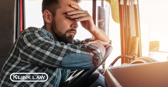 sleepy truck driver