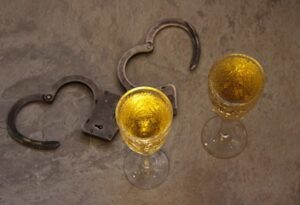handcuffs and liquors